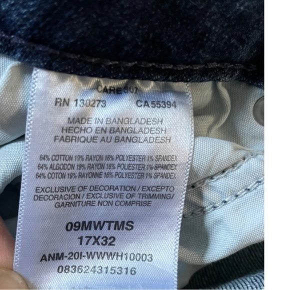 Wrangler Straight Leg Jeans Size 17 X 32 - Picture 10 of 10